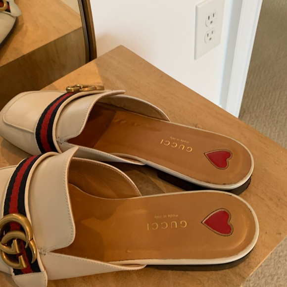 Gucci White Leather Betis Glamour/NS - Picture 6 of 8